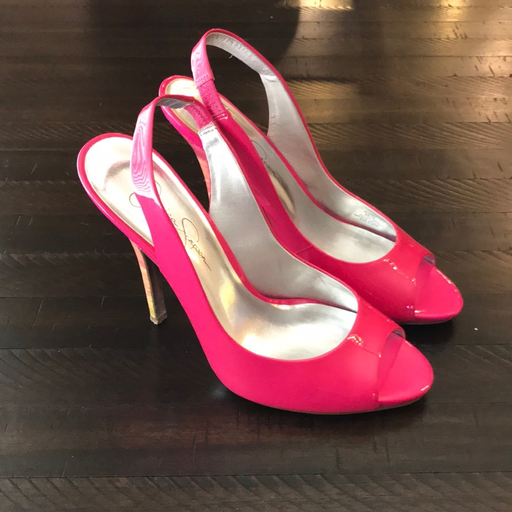 Jessica Simpson Hot Pink Heels